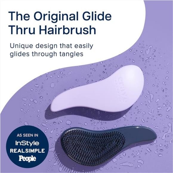 Naturals Glide Thru Detangling Brush for Natural Curly Straight, Wet or Dry Hair - Picture 2 of 6